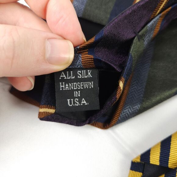 2 Jos A Bank & Executive Collection Striped Silk Ties - Picture 5 of 11